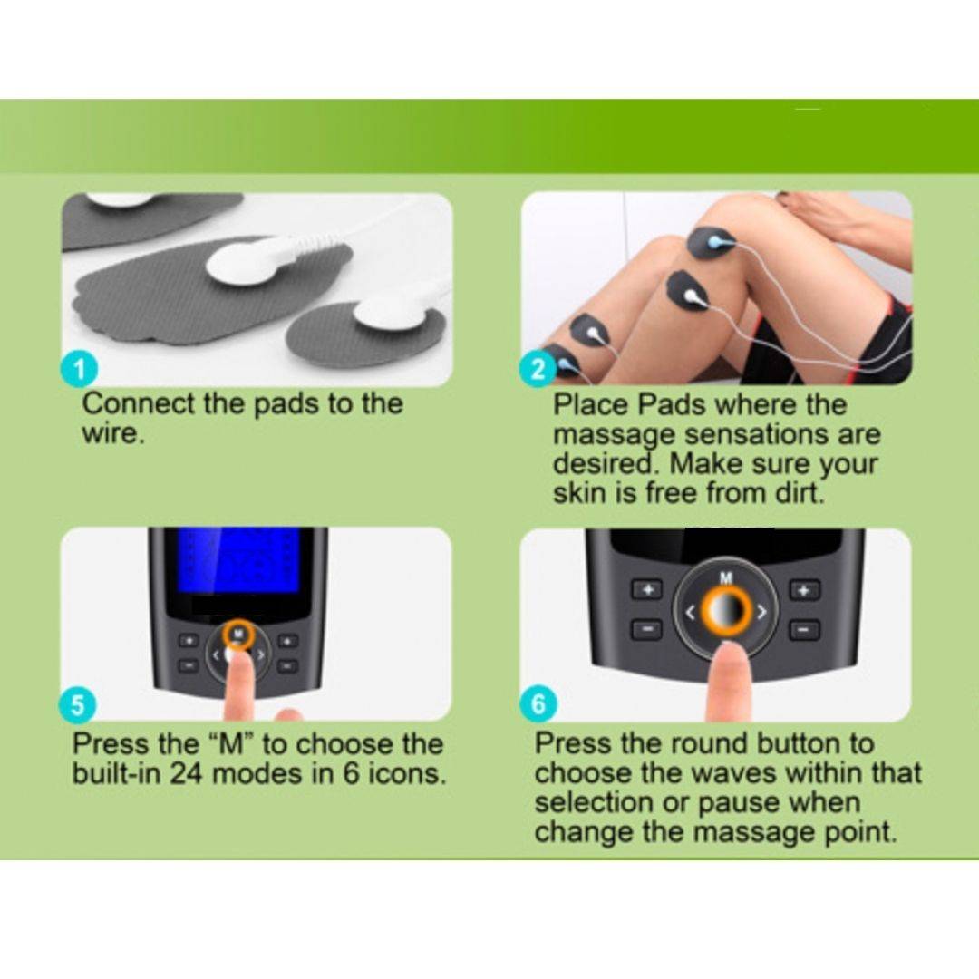 Vivo Electronic Muscle Stimulator Tens Unit — Ribbedecor